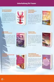 Müller Flugblatt Seite 4: Emma Bishop Herbstträume in Maple River €13,00, Manuela Inusa Muschelzauber €12,00