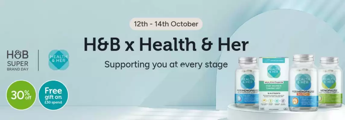 Holland & Barrett (valid until 31-10)