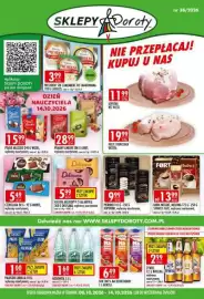 Sklepy Doroty gazetka tydzień 41 Strona 1: Koperek, wybór asortymentu €9,99, Na dzień dobry €6,49