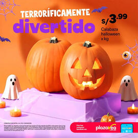 Catálogo Plaza Vea Página 14: Calabaza halloween €3,99