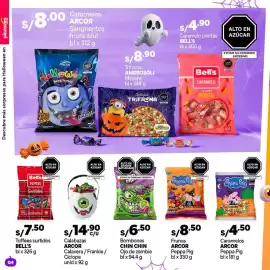 Catálogo Plaza Vea Página 4: Chin Chin ojo de zombie €6,50, Arcor frunas peppa pig €8,50