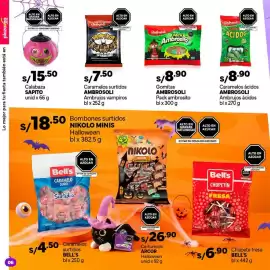 Catálogo Plaza Vea Página 6: Ambrosoli gomitas ambrosito €8,90, Ambrosoli caramelos surtidos ambrujos vampiros €7,50