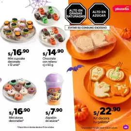 Catálogo Plaza Vea Página 9: Mini cupcake decorado €16,90, Mini donas decoradas €16,90