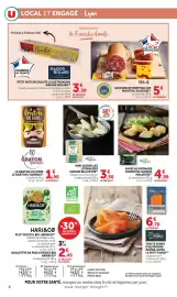 Catalogue U Express page 6: Maison Malartre Mini Quenelles Lyonnaises €3,50, Malartre Pavés au fromage emmental maison €4,99