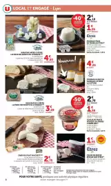 Catalogue U Express page 8: LAITERIE DES MONTS DU LYONNAIS Douceur de chèvre €3,69