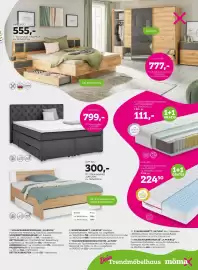 Mömax Flugblatt woche 42 Seite 11: Schwebetürenschrank Valencia €777,00, Bettanlage Valencia €555,00