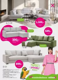 Mömax Flugblatt woche 42 Seite 9: Based Ecksofa Alatri €599,00, Wohnlandschaft Look €1.599,00