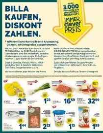 Billa Flugblatt woche 42 Seite 2: BILLA KAUFEN, DISKONT ZAHLEN. * Wöchentliche Kontrolle und Anpassung