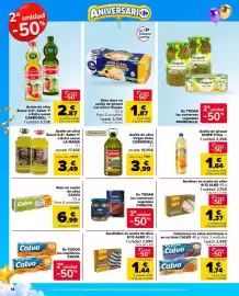 Folleto Carrefour Market Página 14: Calvo calamares en salsa americana o en su tinta €1,74