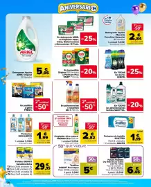 Folleto Carrefour Market Página 20: Pañales DODOT Sensitive Extra €29,95, Ariel Original €5,95