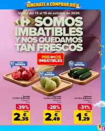 Folleto Carrefour Market Página 5: HINCHATE A COMPRAR BIEN Válido del 13 al 19 de octubre de 2026 SOMOS IMBATIBLES Y NOS