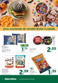 Folleto HiperDino Página 6: Dulcesol - black burger €2,05, Munchitos - con tomate €1,35