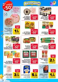 Folleto Carrefour Página 12: Revilla chorizo de pueblo dulce o picante €2,27, Gamba pelada grande congelada €3,74