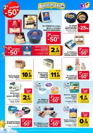 Folleto Carrefour Página 18: Burgo de Arias queso fresco de cabra €2,12, Trepal Queso de Oveja Añejo €10,99