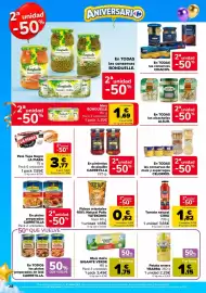 Folleto Carrefour Página 28: Tomate natural CIRIO €1,82, Yatekomo fideos orientales 100% natural pollo €1,65