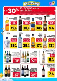 Folleto Carrefour Página 42: Ginebra Nordés €36,95, Johnnie Walker Double Black €38,99