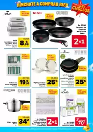 Folleto Carrefour Página 57: Vajilla porcelana Eucalipto €25,00, Sanpiero lote 3 sartenes fornest chocolate o matcha €25,00
