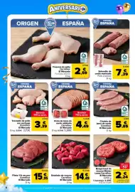 Folleto Carrefour Página 6: Carrefour troceado de pollo con pechuga €3,39, Carrefour filete 1ªA vacuno €15,95