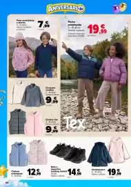 Folleto Carrefour Página 68: Chaleco estampado €12,99, Chubasquero €19,99