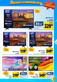 Folleto Carrefour Página 79: Hisense TV 43" 43E79S €319,00, Daewoo tv 32" 32vb56hv €139,00