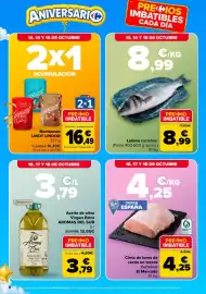 Folleto Carrefour Página 8: ANIVERSARIC 13, 14 Y 15 DE OCTUBRE 2x1 ACUMULACIÓN PRECIOS IMBATIBLES CADA DÍA 13, 14 Y 15 DE