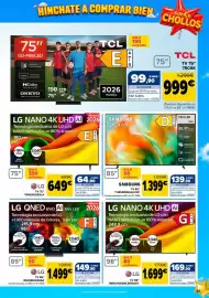 Folleto Carrefour Página 81: Samsung tv 85" tu85m80hauxxc €1.399,00, LG QNED evo AI Mini LED €1.499,00