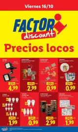 Folleto Ocine semana 42 Página 5: Livarno - bombillas led €0,99, Crelando - rotuladores para ventana €1,99
