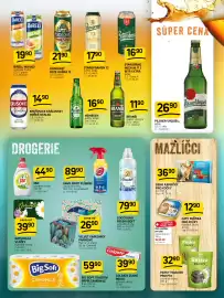 Flop leták týden 42 Strana 11: Pilsner Urquell ležák €26,90, Birell nealko €19,90