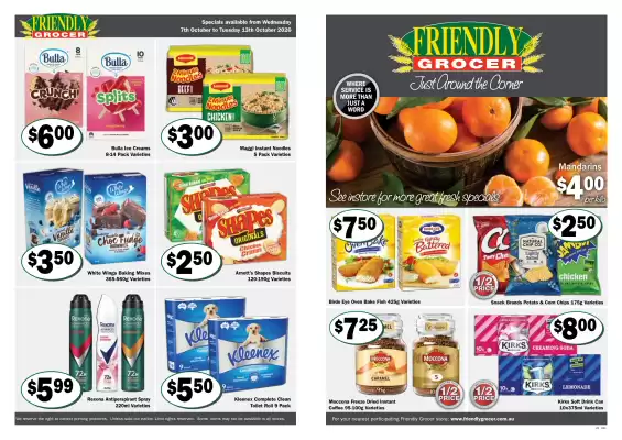 Friendly Grocer (valid until 13-10)