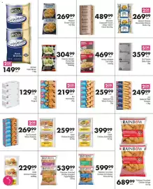 Save catalogue Page 3: Rainbow Crumbed Chicken Burgers/Pops/Nuggets €539,99, Nowaco French Fries €269,99