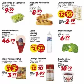 Tabloide Dia Página 2: Imperio - cerveja €2,89, Dia - queijo minas frescal €18,90