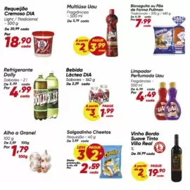Tabloide Dia Página 4: Dolly - refrigerante €4,99, Dia - bebida lactea €31,99