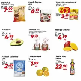Tabloide Dia Página 6: Dia - maçãs pacote €6,99, Gallo - azeite puro €22,90