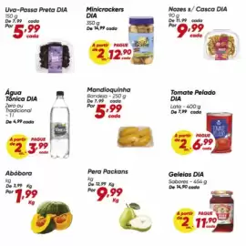 Tabloide Dia Página 7: De - abóbora €1,99, De - pera packans €9,99