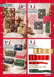 Woolworth Prospekt Seite 4: Geschenkband €1,00, Geschenkboxen €1,50
