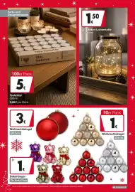 Woolworth Prospekt Seite 5: I ♥ HOME Teelichter €5,00, Weihnachtskugel €1,00