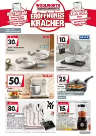 Woolworth Prospekt Seite 7: Tefal Pfannenset Virtuoso €30,00, WENKO Geschirrständner €10,00