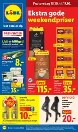 Lidl tilbudsavis Side 1: Esmara Termostrømpe-bukser eller -leggings €20,00, Økologisk agurk €8,00