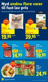 Lidl tilbudsavis Side 14: Hattings Surdejsboller €19,95, Dulano Chorizo i skiver €14,95
