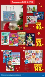 Lidl tilbudsavis Side 32: Hasbro Julekalender med Gurli Gris €149,00, Spot2 Julekalender med skriveartikler €40,00