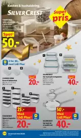 Lidl tilbudsavis Side 39: Silvercrest Opbevaringsbøtter €20,00, Silvercrest sæt med sier af rustfrit stål €40,00