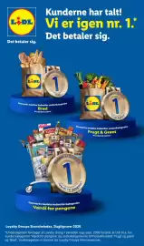 Lidl tilbudsavis Side 6: LiDL Det betaler sig. Kunderne har talt! Vi er igen nr. 1.* Det betaler sig. Nummer 1 Danmark LIDL