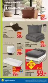 Lidl tilbudsavis Side 9: Livarno sengesæt af mikrofibersatin €59,00, Livarno opbevaringskurv €50,00