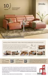 XXXLutz Prospekt Seite 4: 10 JAHRE ARANTIE AUF STAHLRAHMEN UND DIE INNEREN FUNKTIONEN Stressless® Emily 2-Sitzer (1 Sitz mit