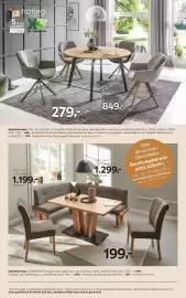 XXXLutz Prospekt Seite 10: Armlehnstuhl €279,00, Esstisch €849,00