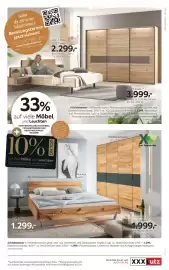 XXXLutz Prospekt Seite 3: Schwebetürenschrank €3.999,00, Balkenbett €1.299,00