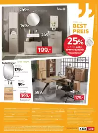 XXXLutz Prospekt woche 42 Seite 11: Drehstuhl €179,00, Eckschreibtisch novel €599,00