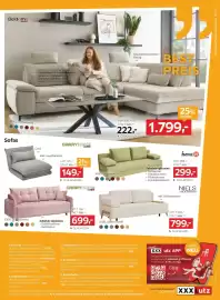 XXXLutz Prospekt woche 42 Seite 3: Niels Andersson Schlafsofa €799,00, Schlafofa €699,00