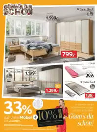 XXXLutz Prospekt woche 42 Seite 6: Dieter knoll lattenrost €189,00, Novel Matratze €369,00