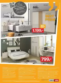 XXXLutz Prospekt woche 42 Seite 7: Boxspringbett €1.199,00, Novel Schwebetüren-Schrank €888,00